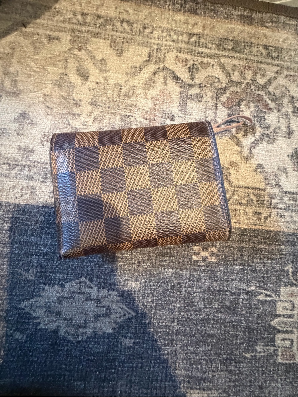 Louis Vuitton Brown victorine Damier Canvas Small Envelope Wallet pink - Picture 5 of 7